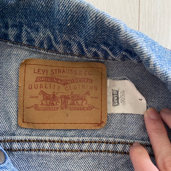 Levi’s vintage jacket kids size 4 - Picture 2 of 3